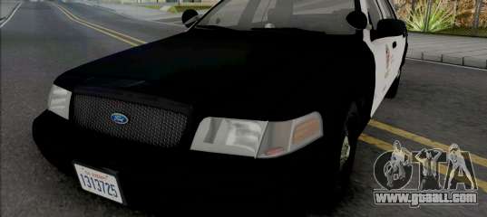 Ford Crown Victoria 2011 CVPI LAPD GND