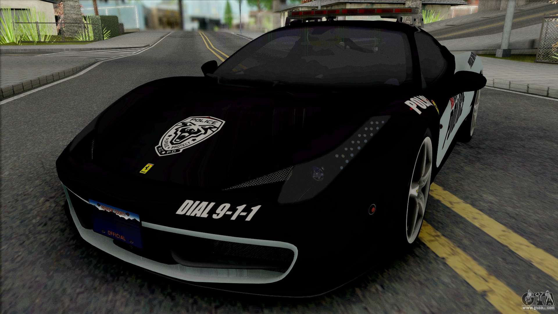 Ferrari 458 Italia Black para GTA San Andreas