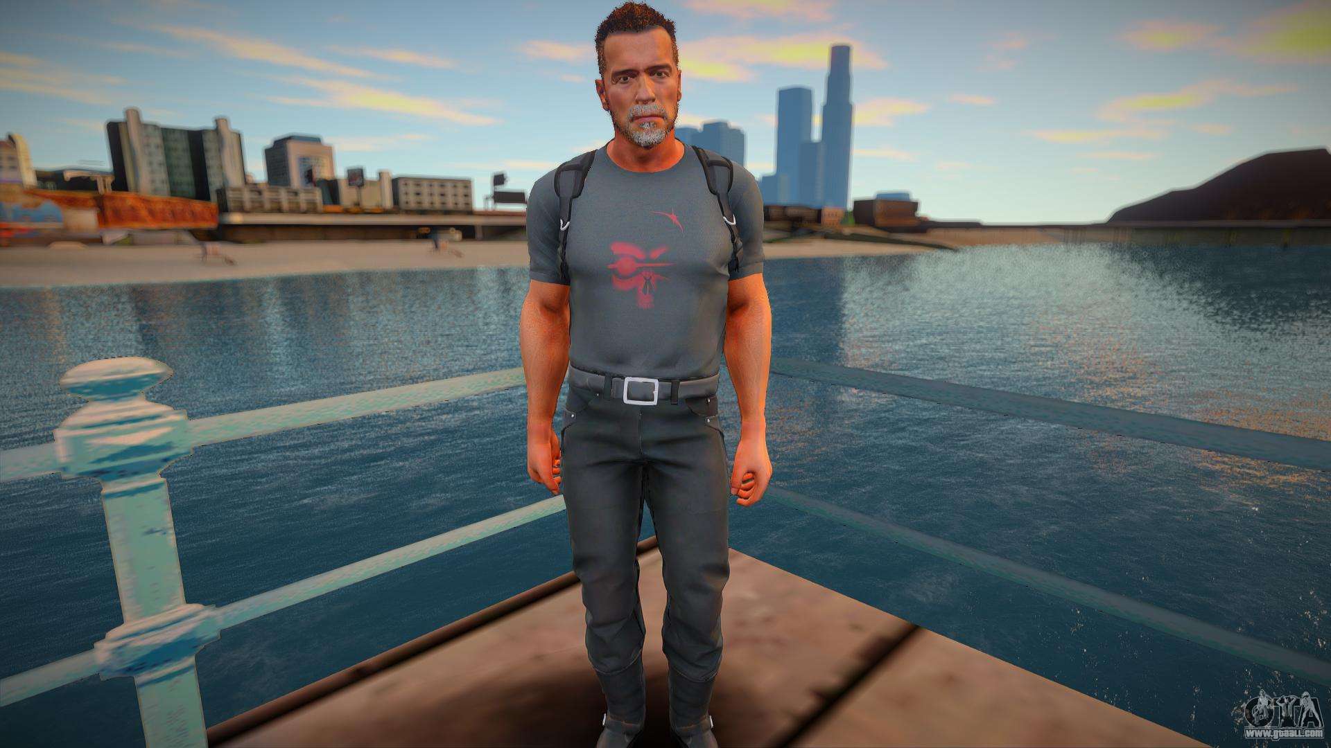 Terminator skin gta 5 фото 68