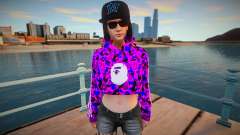 GTA Online Female Assistant Diva Outfit for GTA San Andreas