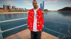 Bloodz red jacket for GTA San Andreas
