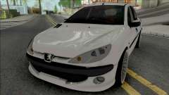 Peugeot 206 SD Tuning for GTA San Andreas
