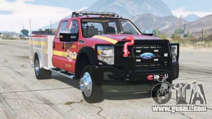 Ford F-450 Super Duty Crew Cab Utility Fire Truck 2013 for GTA 5