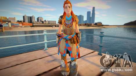 Aloy skin for GTA San Andreas