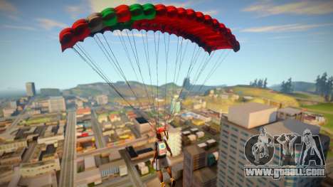 Remastered parachute for GTA San Andreas
