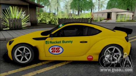 Toyota GT86 Yellow for GTA San Andreas
