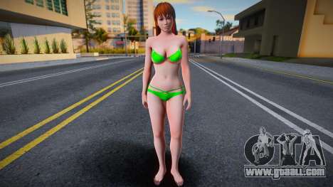 Kasumi Green Bikini for GTA San Andreas