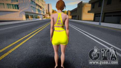Jill Valentine Yellow Dress for GTA San Andreas