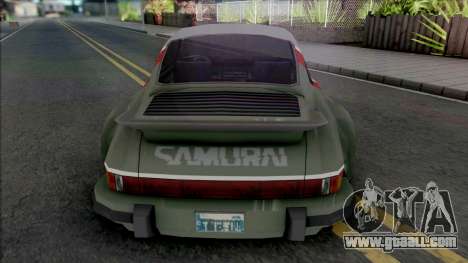 Porsche 911 Turbo Cyberpunk 2077 [SA Style] for GTA San Andreas