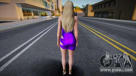 Helena Purple Dress for GTA San Andreas