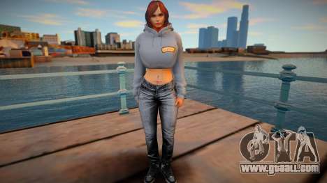 Katarina Alves Casual V1 DLC Los Santos Tuners 1 for GTA San Andreas