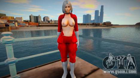 KOF Soldier Girl Different 6 - Red Topless 2 for GTA San Andreas