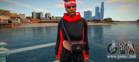 GTA Online Skin Ramdon Female Samira Big Afro 3