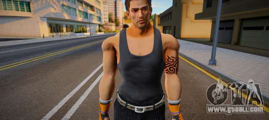 Brad Burns with Tank and Suit Pants 2