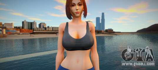 KOF Soldier Girl - Blue Brown Hair 2