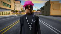 Fam2 pink cap, Polo Ralph for GTA San Andreas