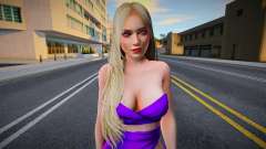 Helena Purple Dress for GTA San Andreas