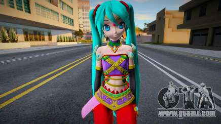 PDFT Hatsune Miku Arabian for GTA San Andreas