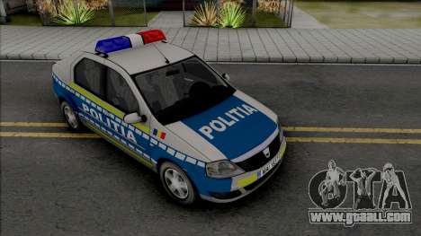 Dacia Logan Politia Romana for GTA San Andreas