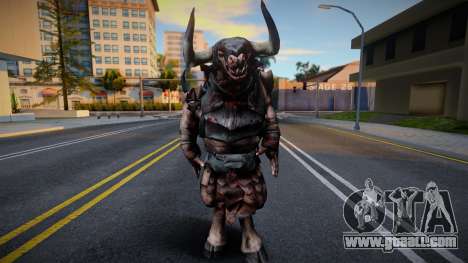 Minotaur God of War 3 for GTA San Andreas
