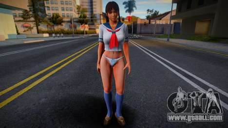 DOA Ayame Summer School Uniform Suit (skirt) for GTA San Andreas