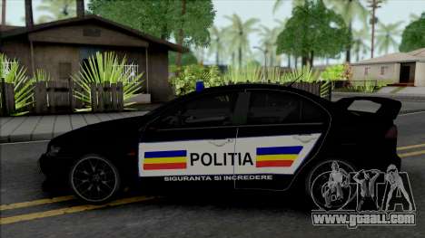 Mitsubishi Lancer Evolution X Politia Romana for GTA San Andreas