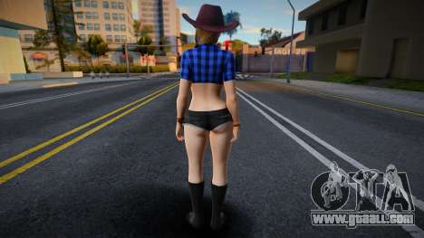 DOA Sarah Brayan Vegas Cow Girl Outfit Country 2 for GTA San Andreas