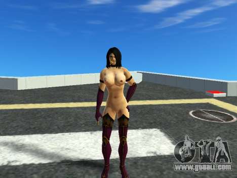 Mortal Kombat Mileena Naked for GTA San Andreas
