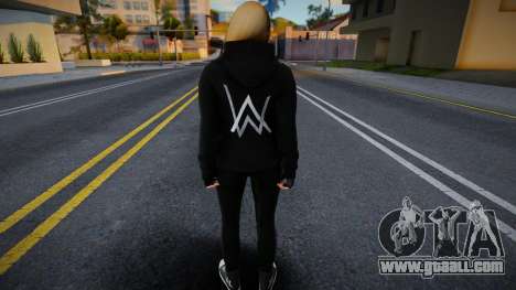 GTA Online Female Outher Style Alan Walker 2 for GTA San Andreas