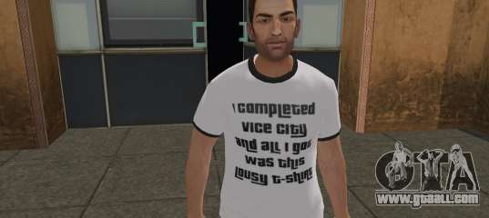 Tommy Vercetti HD (T-shirt) for GTA Vice City