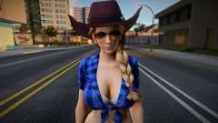 DOA Sarah Brayan Vegas Cow Girl Outfit Country 2 for GTA San Andreas
