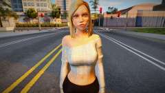 Parasit3 City Blonde Girl Skin for GTA San Andreas