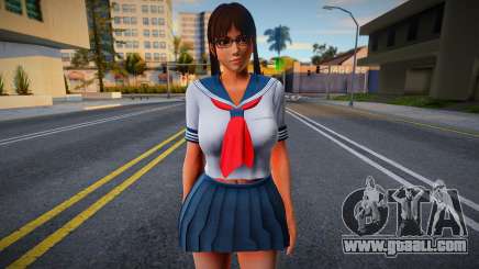 DOA Ayame Summer School Uniform Suit for GTA San Andreas