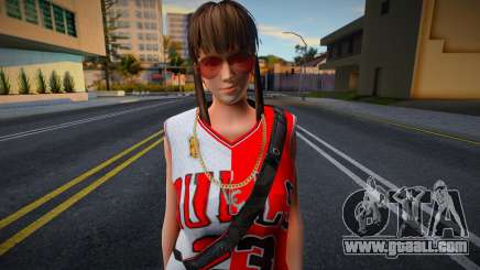 Hitomi Fashion Casual Chicago Bulls Jersey 3 for GTA San Andreas