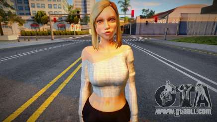 Parasit3 City Blonde Girl Skin for GTA San Andreas