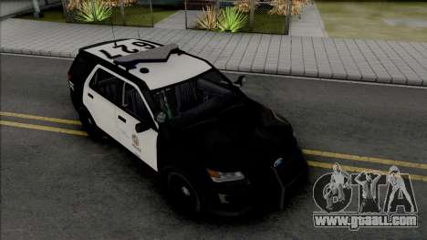 Ford Explorer 2017 LAPD for GTA San Andreas