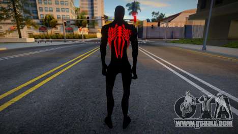 Spiderman Web Of Shadows - Black and Red Suit for GTA San Andreas