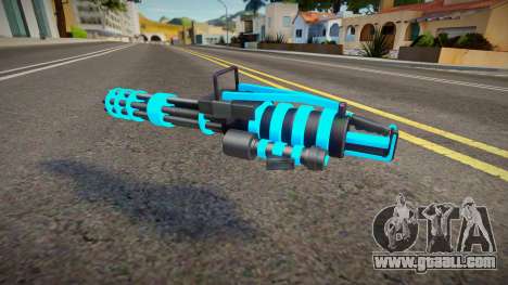 Blue Tron Legacy - Minigun for GTA San Andreas