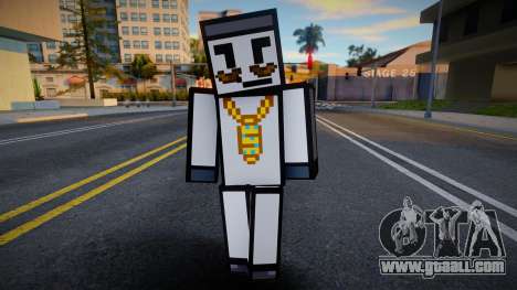 Reginald - Stickmin Skin from Minecraft for GTA San Andreas