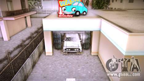 Working car wash for GTA Vice City