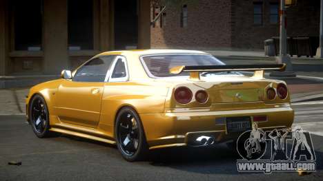 Nissan Skyline R34 ZR for GTA 4