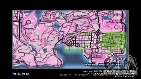 Pink map for GTA San Andreas
