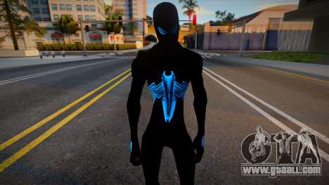 Spiderman Web Of Shadows - Black Blue Suit for GTA San Andreas