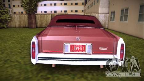 Cadillac Fleetwood Brougham 1985 Limousine for GTA Vice City