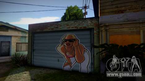 Cute Girl Garage From GTA SA for GTA San Andreas