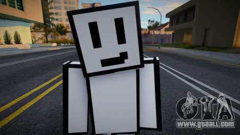 Henry - Stickmin Skin from Minecraft for GTA San Andreas