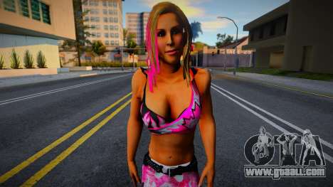 Natalya Hart from Smackdown vs Raw 2011 Xbox for GTA San Andreas
