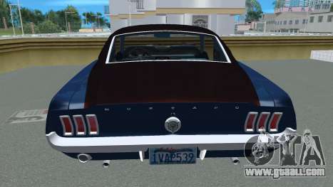 Ford Mustang 1967 for GTA Vice City