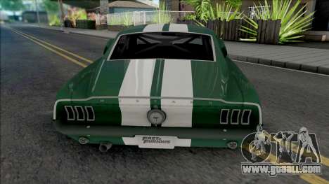Ford Mustang 1967 (Fast and Furious 3) for GTA San Andreas
