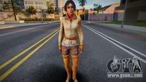 Kate Walker from Syberia 3 for GTA San Andreas